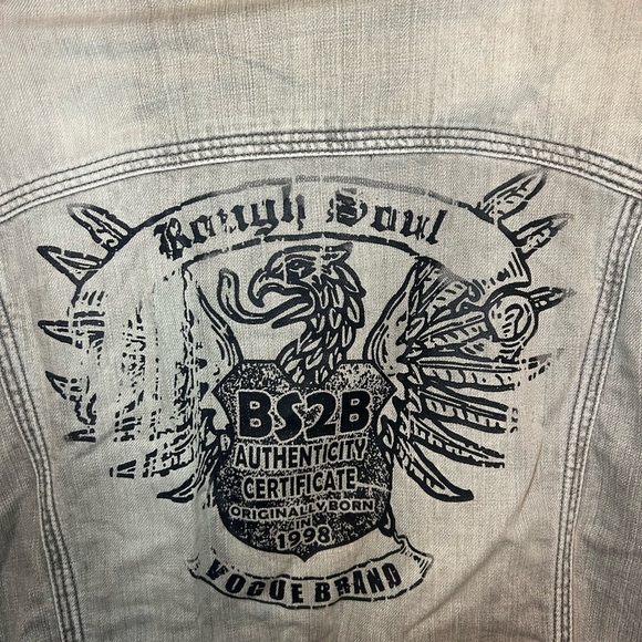 Vintage BS2B "bondage" cargo denim jacket - Picture 3 of 16